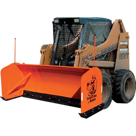 skid steer used snow pushers|scoopdogg skid steer snow attachment.